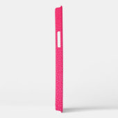 Coques Case-Mate iPhone Texture en cuir rose (Verso / Droite)