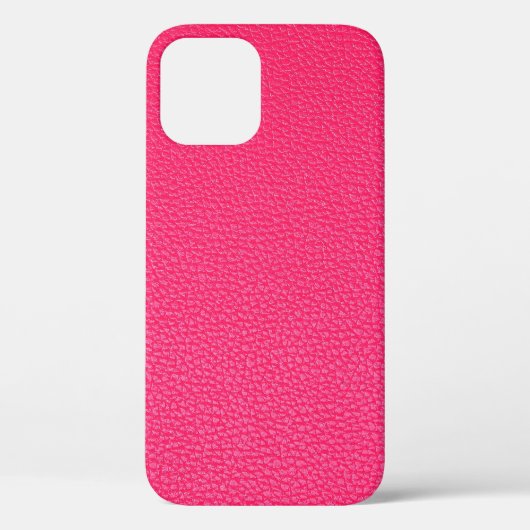 Coques Case-Mate iPhone Texture en cuir rose (Verso)