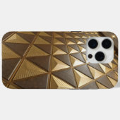 Coques Case-Mate iPhone Texture en diamant gravée en 3D (Verso (horizontal))