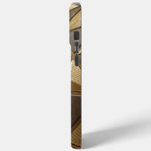 Coques Case-Mate iPhone Texture en diamant gravée en 3D (Verso / Gauche)