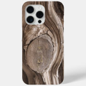 Coques Case-Mate iPhone Texture en gros plan en pin rustique (Verso)