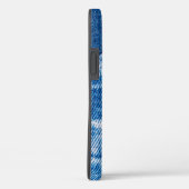Coques Case-Mate iPhone Texture en jean bleu (Verso / Droite)