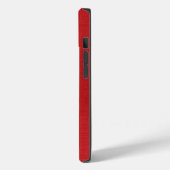 Coques Case-Mate iPhone Texture en lin rouge (Verso / Gauche)