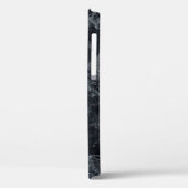 Coques Case-Mate iPhone Texture en marbre noir (Verso / Gauche)