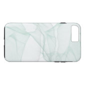 Coques Case-Mate iPhone Texture en marbre simple personnalisée (Dos (Horizontal))