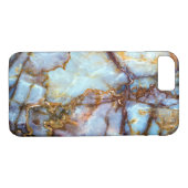 Coques Case-Mate iPhone Texture en pierre de marbre à la mode (Dos (Horizontal))