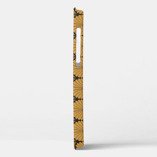 Coques Case-Mate iPhone Texture florale géométrique Art déco (Verso / Gauche)