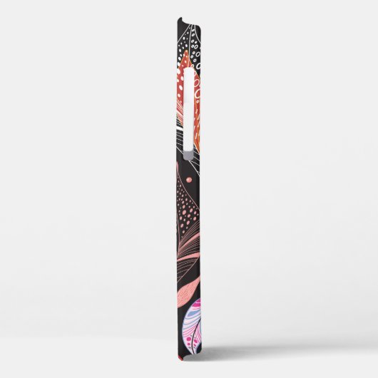 Coques Case-Mate iPhone texture foliaire d'automne (Verso / Gauche)