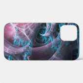 Coques Case-Mate iPhone Texture fractale design arrière - plan (Verso (horizontal))