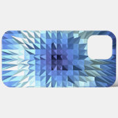 Coques Case-Mate iPhone texture géométrique polygonale abstraite (Verso (horizontal))