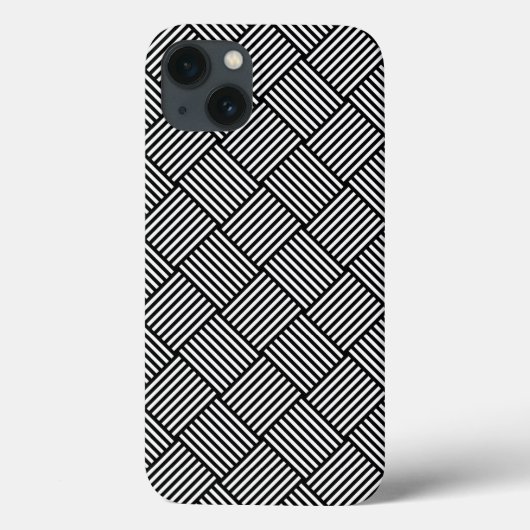 Coques Case-Mate iPhone Texture géométrique vérifiée (Verso)