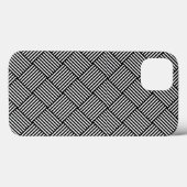 Coques Case-Mate iPhone Texture géométrique vérifiée (Verso (horizontal))