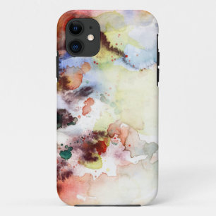 Coque Case-Mate Pour iPhone Texture grunge d'aquarelle abstraite avec la