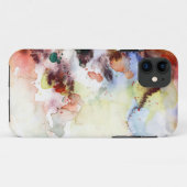 Coques Case-Mate iPhone Texture grunge d'aquarelle abstraite avec la (Dos (Horizontal))
