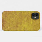Coques Case-Mate iPhone texture grunge jaune Coque-Mate à peine là (Dos (Horizontal))