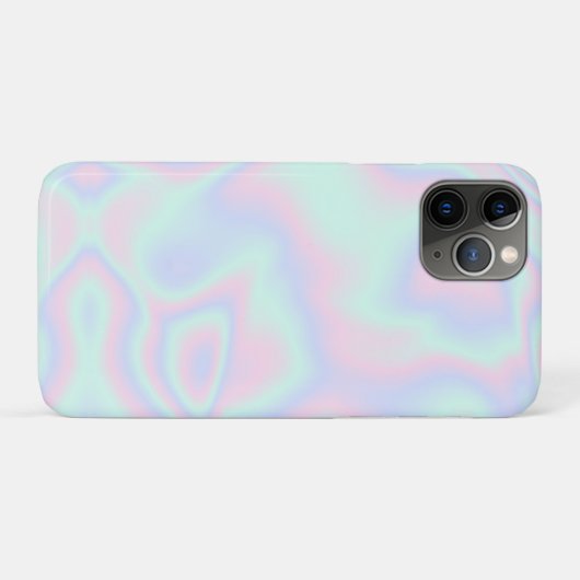 Coques Case-Mate iPhone Texture holographique Liquide Faux (Dos (Horizontal))