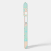 Coques Case-Mate iPhone Texture iridescente holographique fausse liquide (Verso / Gauche)