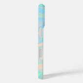 Coques Case-Mate iPhone Texture iridescente holographique fausse liquide (Verso / Droite)