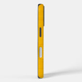Coques Case-Mate iPhone Texture jaune or (Verso / Droite)