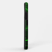 Coques Case-Mate iPhone texture malachite verte (Dos/Droite)