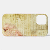 Coques Case-Mate iPhone Texture maquette lettres vintages (Verso (horizontal))