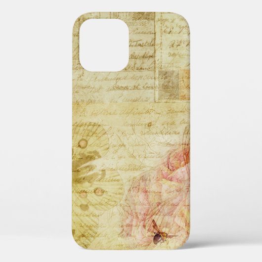 Coques Case-Mate iPhone Texture maquette lettres vintages (Verso)