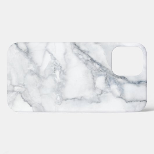 Coques Case-Mate iPhone Texture Marbre blanc (Verso (horizontal))