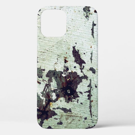 Coques Case-Mate iPhone Texture métallique avec rayures et craquelures abs (Verso)