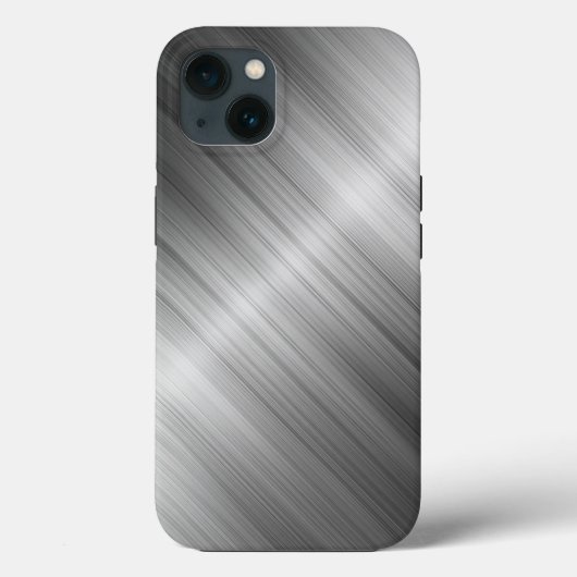 Coques Case-Mate iPhone Texture métallique brossée (Verso)