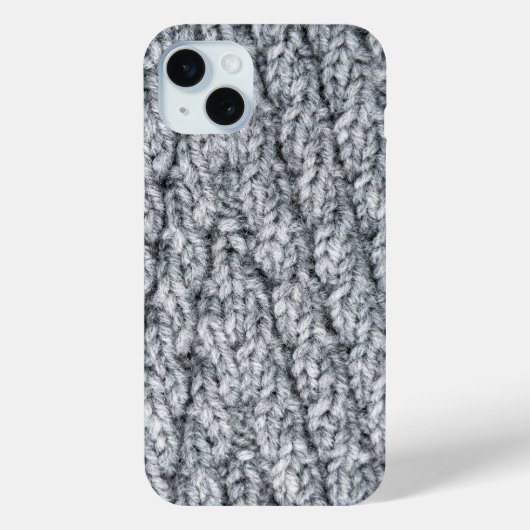 Coques Case-Mate iPhone texture motif tricotée (Verso)