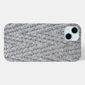 Coques Case-Mate iPhone texture motif tricotée (Verso (horizontal))