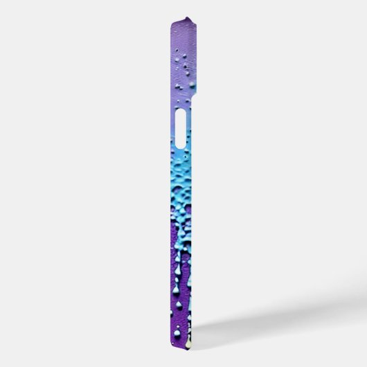 Coques Case-Mate iPhone Texture Peinture Neon violet vert bleu Confetti (Verso / Droite)