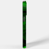 Coques Case-Mate iPhone texture pierre de malachite verte (Verso / Droite)