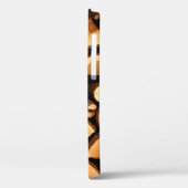 Coques Case-Mate iPhone Texture. Pile de bois de feu haché stocké, hiver (Verso / Gauche)