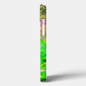 Coques Case-Mate iPhone Texture pourpre verte (Verso / Gauche)