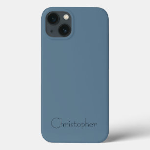 Case-Mate iPhone Case Texture radiale bleue personnalisée