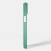 Coques Case-Mate iPhone Texture radiale vert clair personnalisée (Verso / Droite)