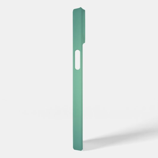 Coques Case-Mate iPhone Texture radiale vert clair personnalisée (Verso / Droite)