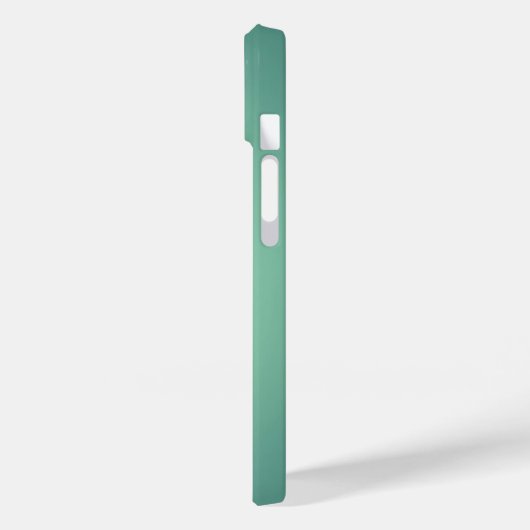 Coques Case-Mate iPhone Texture radiale vert clair personnalisée (Verso / Gauche)