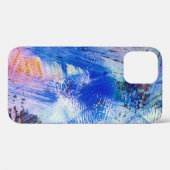Coques Case-Mate iPhone texture raster acrylique différente mono multicolo (Verso (horizontal))