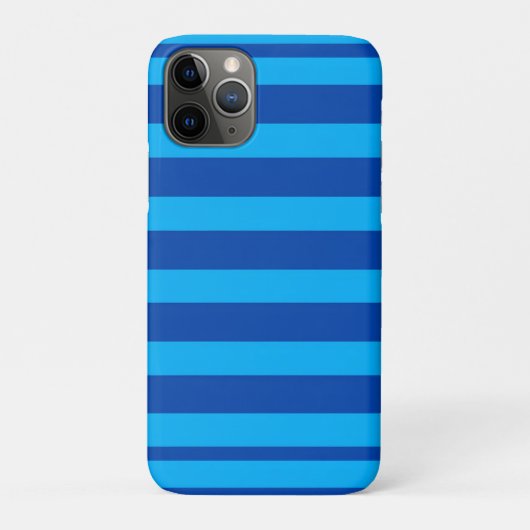 Coques Case-Mate iPhone Texture rayée bleue (Dos)