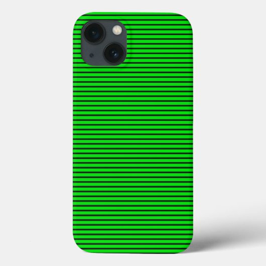 Coques Case-Mate iPhone Texture rayée verte Élégante Esthétique propre (Verso)