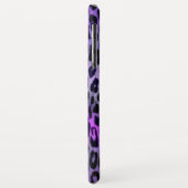 Coques Case-Mate iPhone Texture rétro poster de animal du léopard (Dos/Gauche)