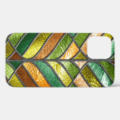 Coques Case-Mate iPhone texture transparente en verre tendu avec motif feu (Verso (horizontal))