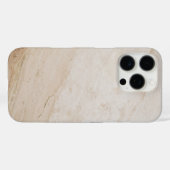 Coques Case-Mate iPhone Texture Travertine Naturelle - Motif de Pierre Ter (Verso (horizontal))