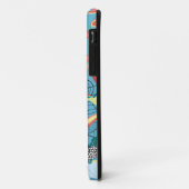 Coques Case-Mate iPhone Texture tropicale avec Toucans et Hummingbirds (Dos/Gauche)