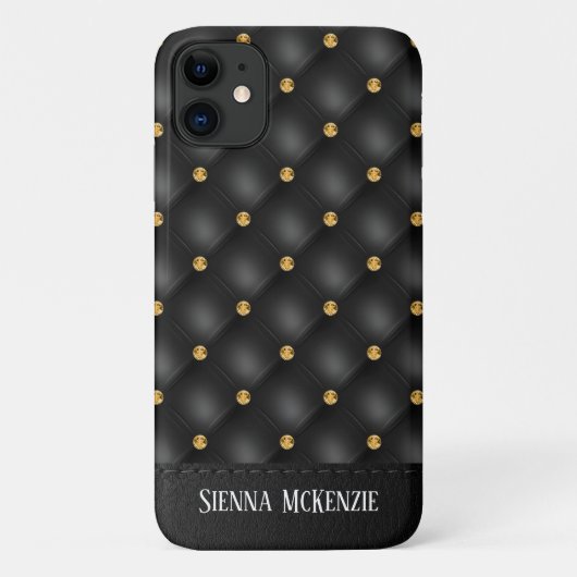 Coques Case-Mate iPhone Texture Tufted de luxe (Dos)