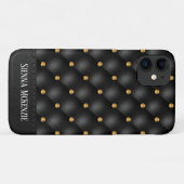 Coques Case-Mate iPhone Texture Tufted de luxe (Dos (Horizontal))