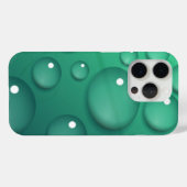 Coques Case-Mate iPhone Texture turquoise Raindrop (Verso (horizontal))