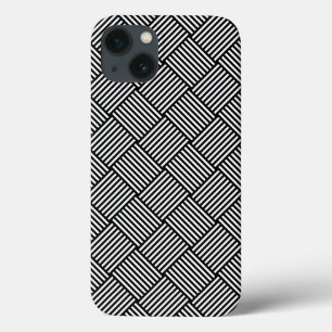 iPhone 13 Coque Texture vérifiée géométrique
